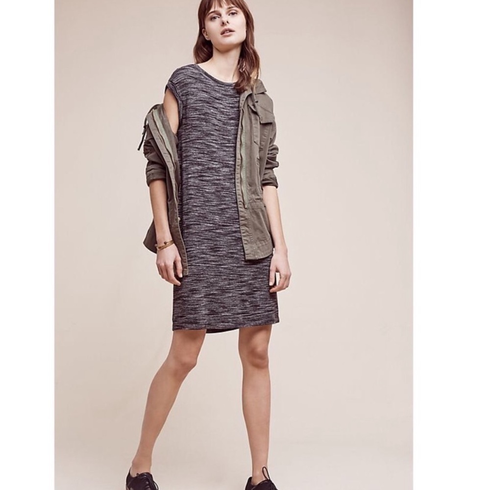Anthropologie cloth stone Strechy fabric casual athleasure tee dress
